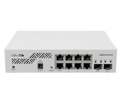   Switch   Switch Cloud 8x 2,5Giga 2 SFP+ dual boot CRS310+8G-2S+IN