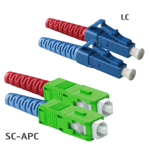   Jarretières optiques   Jarretière OS2 LC/UPC SC/APC Duplex Primacy 1m EO490801-1