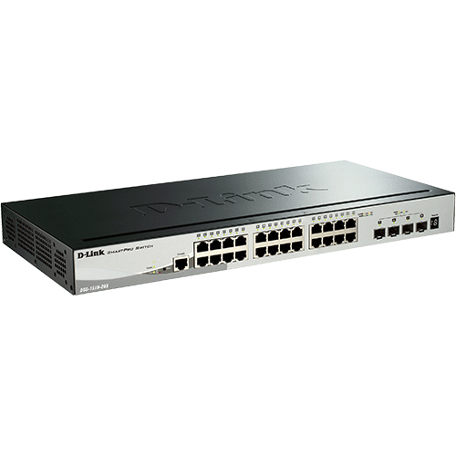   Switch   Switch 19 SMART Pro 24 Ports Giga + 4 SFP+ DGS-1510-28X/E